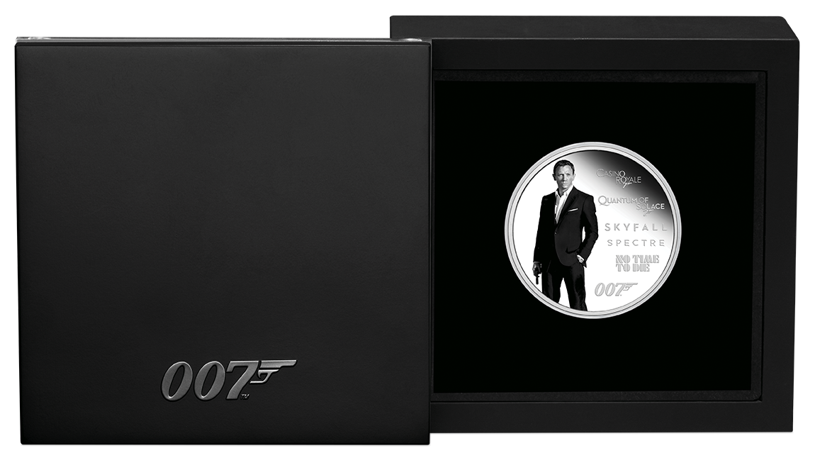 2024 James Bond Legacy Series 5th Issue 'Daniel Craig' 1oz Silver Pr