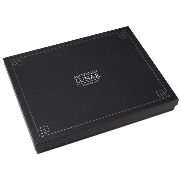 Perth Mint Lunar Series III 12-Coin Display Case - Silver