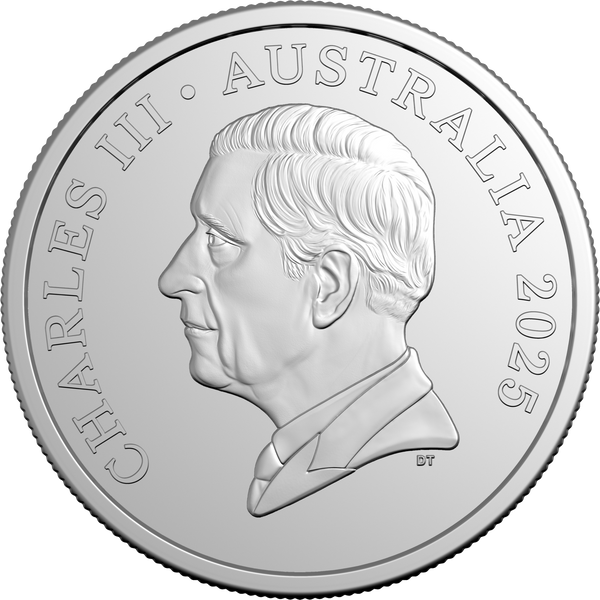2025 King Charles 5c Royal Australian Mint Roll - Non-Premium (Includes Protective Tube)