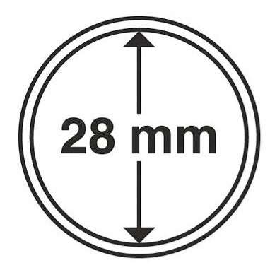 Lighthouse Coin Capsules 28mm (pack of 10)