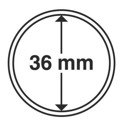 Lighthouse Coin Capsules 36mm (pack of 10)