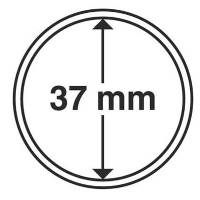 Lighthouse Coin Capsules 37mm (pack of 10)