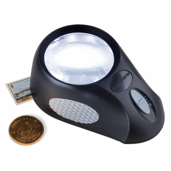 Lighthouse BULLAUGE Magnifier with 6 LED'S with 3 Brightness Settings (LU34)