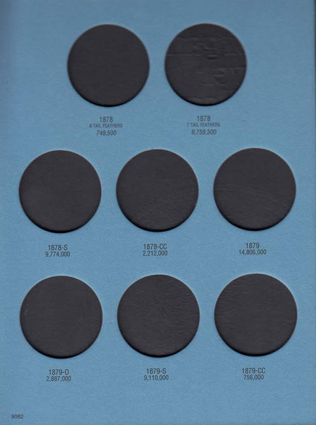 Whitmans - Morgan Silver Dollar No1, (1878-1883) - Blue Album