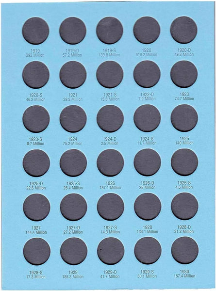 Whitmans - Lincoln Cent No 1 (1909-1940) - Blue Album