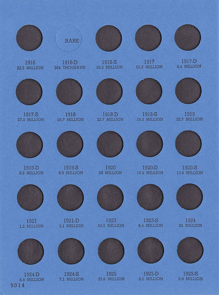 Whitmans - Mercury Dime (1916-1945) - Blue Album