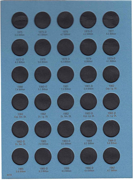 Whitmans - Lincoln Cent No 3 (1975-2013) - Blue Album