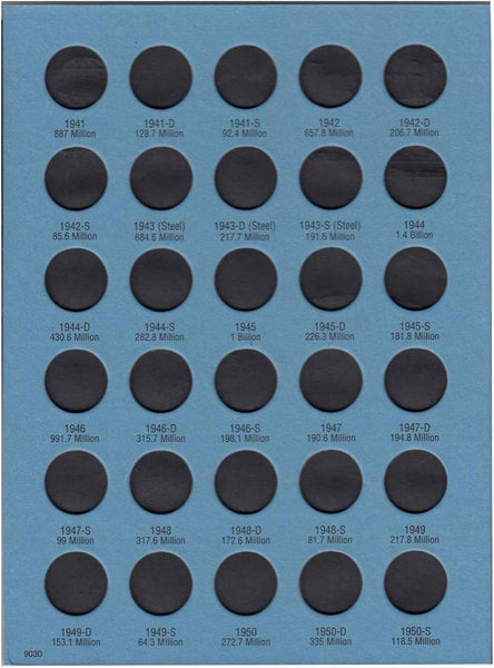 Whitmans - Lincoln Cent No 2 (1941-1974) - Blue Album
