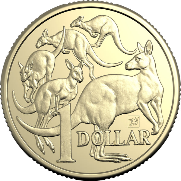 2025 Sydney Money Expo $1 Mob of Roos with Privy Mark