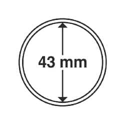 Lighthouse Coin Capsules 43mm (pack of 10)