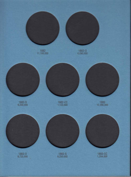 Whitmans - Morgan Silver Dollar No1, (1878-1883) - Blue Album