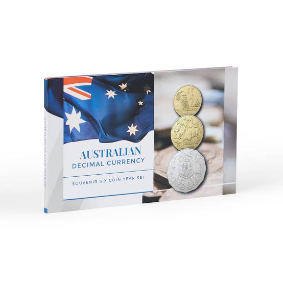 Australian 6-Coin Year Circulating Coins Collection Folder - No Coins