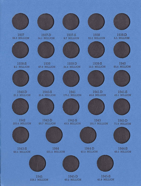 Whitmans - Mercury Dime (1916-1945) - Blue Album