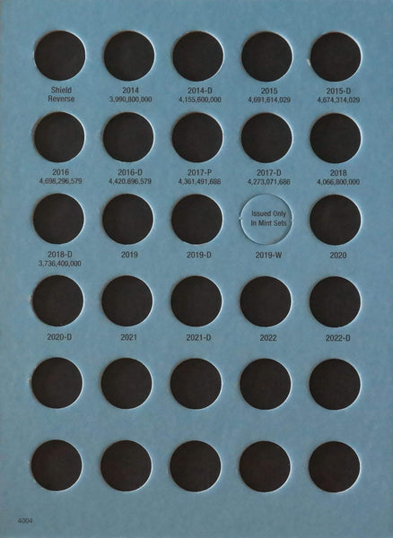 Whitmans - Lincoln Cent No 4 (2014-Current) - Blue Album