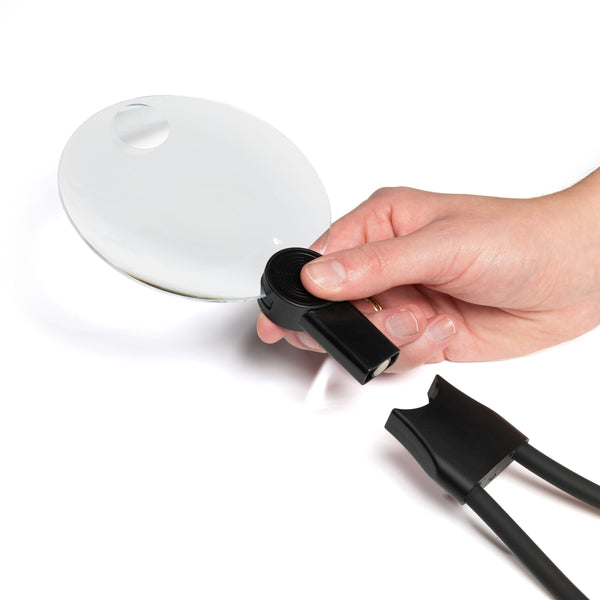 Leuchttrum Shoulder magnifier HANDS FREE with 2x and 4x magnification