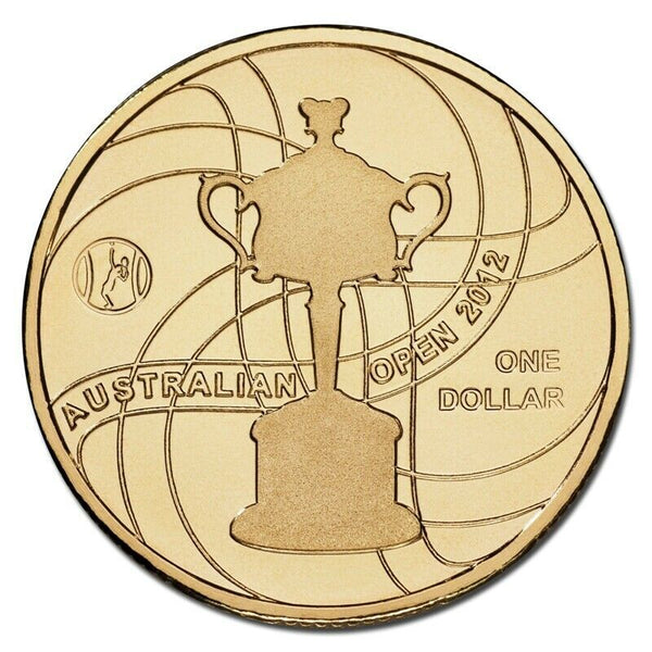 2012 Australian Open Women's $1 Carded Coin