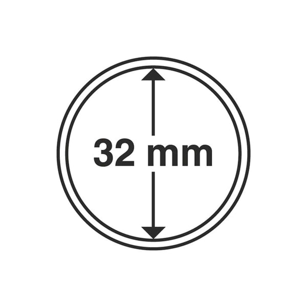 Lighthouse Coin Capsules 32mm (pack of 10)