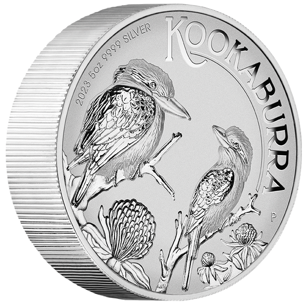 2023 Australian Kookaburra $8 5oz Silver Incused Coin
