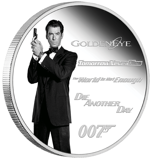 2024 James Bond Legacy Series 4th Issue 1oz Silver Proof Coloured Coin