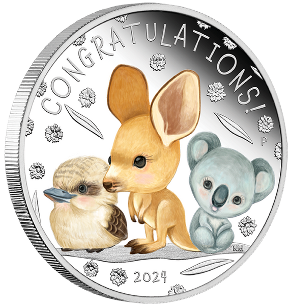 2024 Newborn 1/2oz Silver Proof Coloured Coin