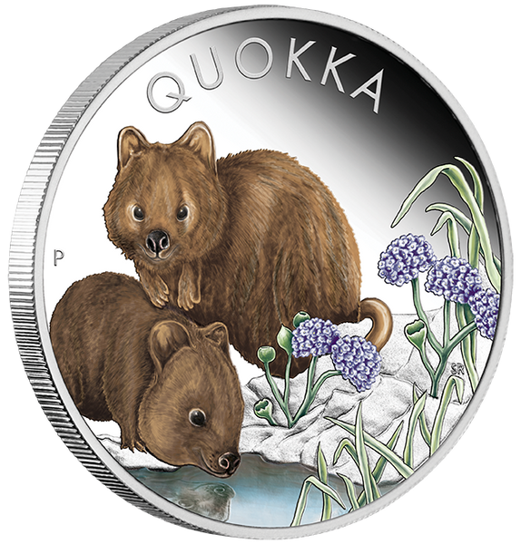 2023 Quokka 1oz Silver Proof Coloured Coin