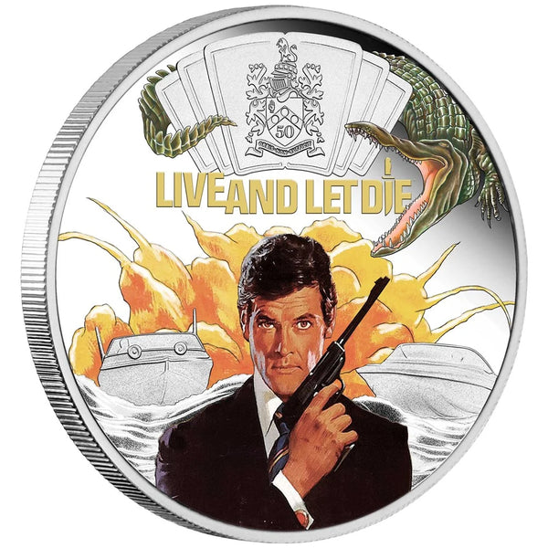 2023 James Bond 'Live and Let Die' 1oz Silver Proof Coin