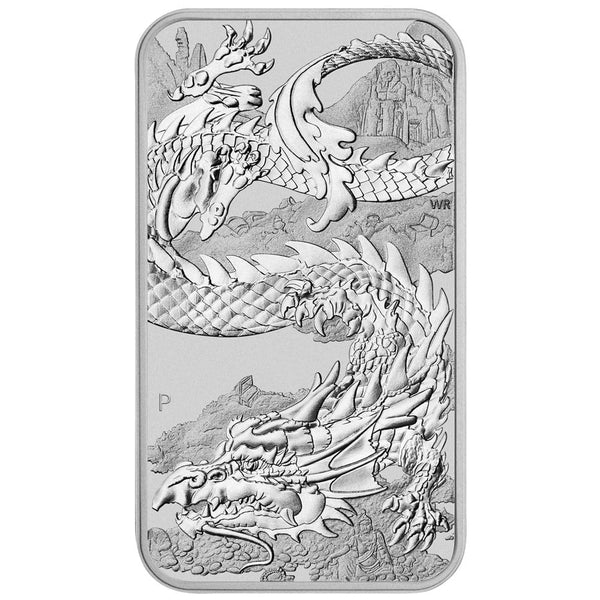 2023 Dragon 1oz Silver Bullion Rectangular Coin