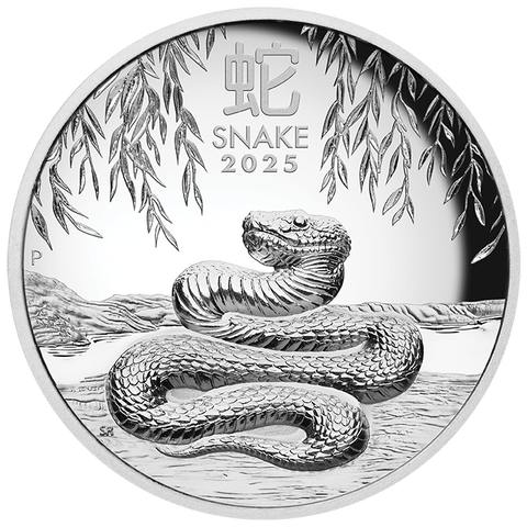 2025 Year of the Snake 1oz Silver High Relief Proof Coin