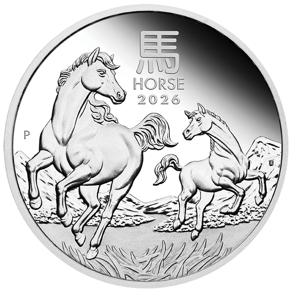 2026 Year of the Horse 1oz Silver Proof Coin