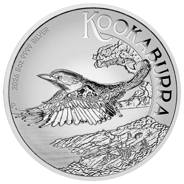 2026 Australian Kookaburra $8 5oz Silver Proof High Relief Incused Coin