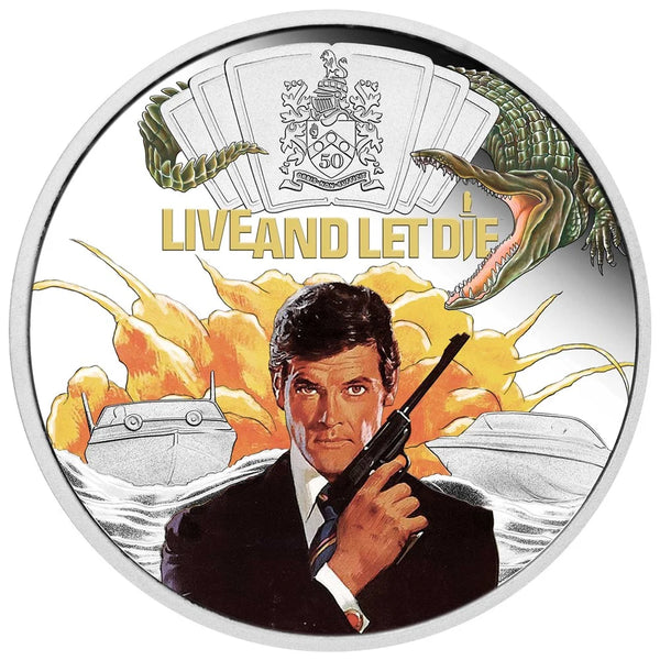 2023 James Bond 'Live and Let Die' 1oz Silver Proof Coin