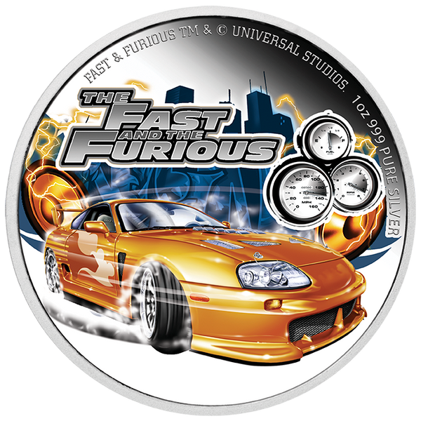 2023 Fast and Furious 'FAST' 1oz Silver Proof Coin