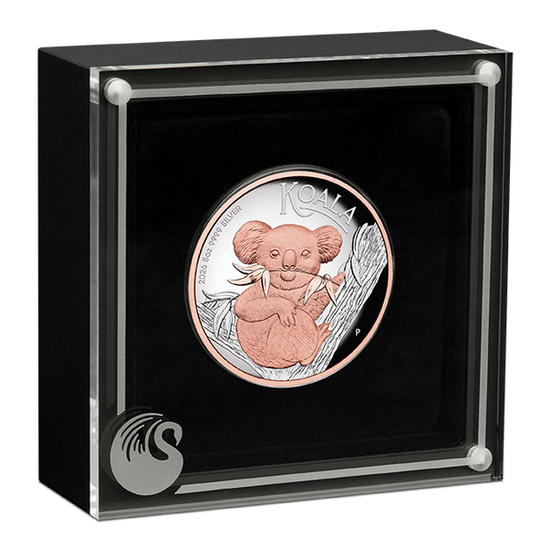 2026 Australian Koala 5oz Silver Proof High Relief Pink Gilded Coin