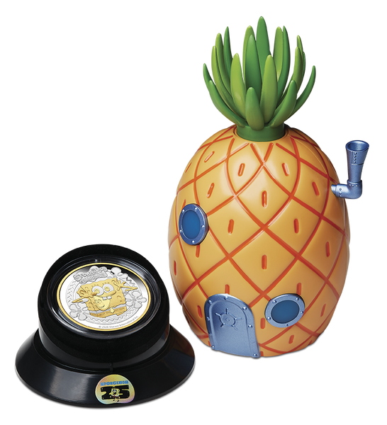 2024 SpongeBob 'SquarePants'  2oz Silver Proof Gilded Coin