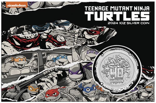 2024 Teenage Mutant Ninja Turtles 40th Anniversary 1oz Silver Coin