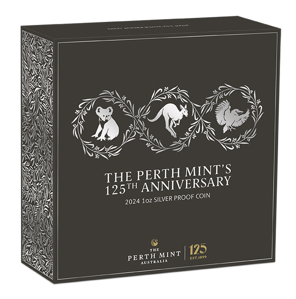 2024 The Perth Mint 125th Anniversary 1oz Silver Proof Coin