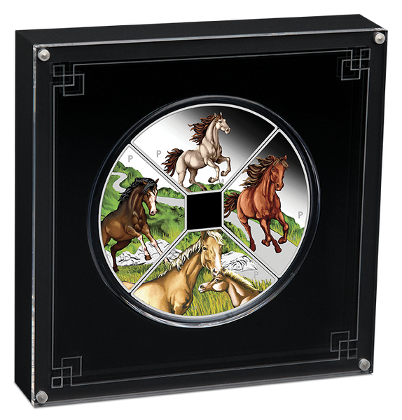 2026 Year of the Horse Quadrant 1oz Silver Proof Four-Coin Set