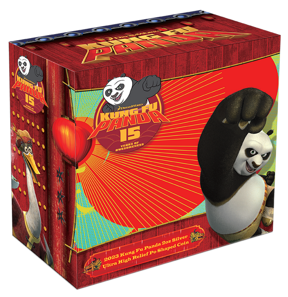2023 Ultra High Relief Kung Fu Panda 2oz Silver Coin