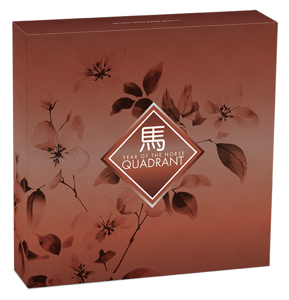 2026 Year of the Horse Quadrant 1oz Silver Proof Four-Coin Set