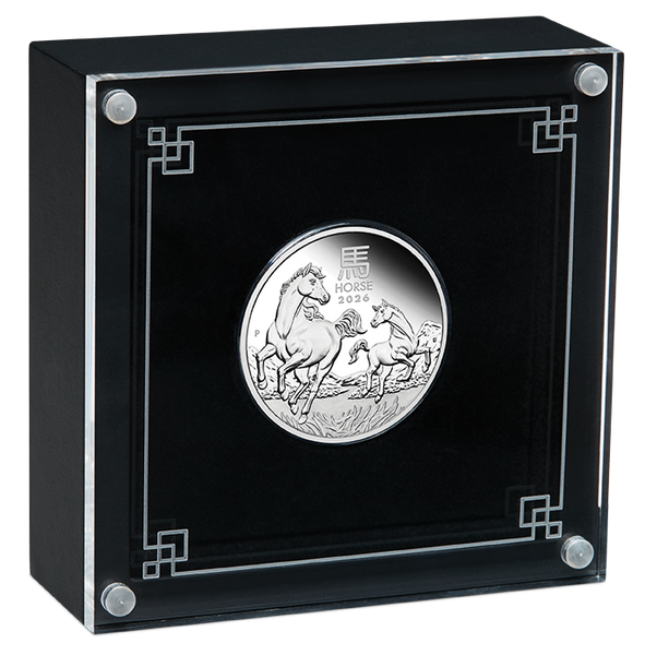 2026 Year of the Horse 1/2oz Silver Proof Coin