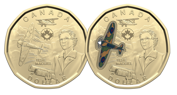 2023 Honouring Elise MacGill 7 Coin Keepsake Carded Coin Set - With Coloured $1 Coin