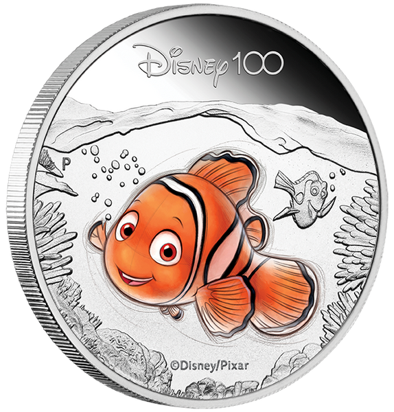 2023 Disney 100th Anniversary - Nemo 1/2oz Silver Proof Coloured Coin