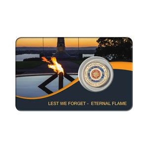 2018 $2 Eternal Flame Al-Br Coin Pack - New Design Card