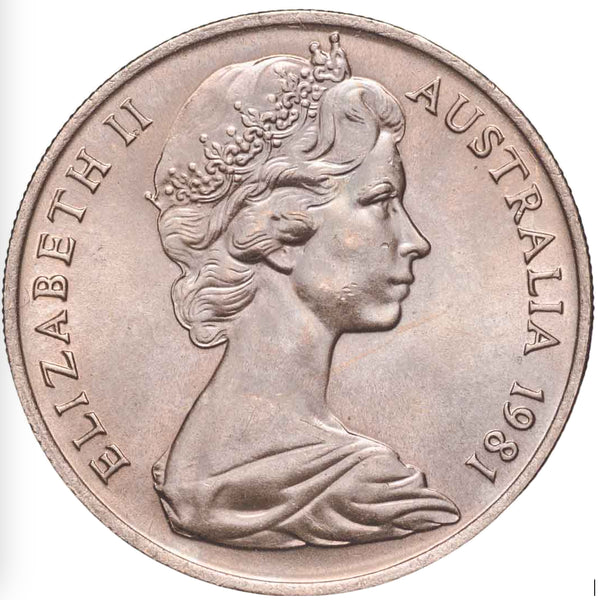 1981 Lyrebird 10c RAM Coin Roll