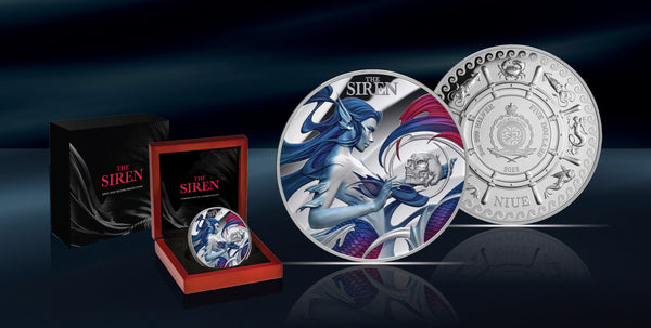 The Siren 2023 $5 2oz Silver Proof Coin