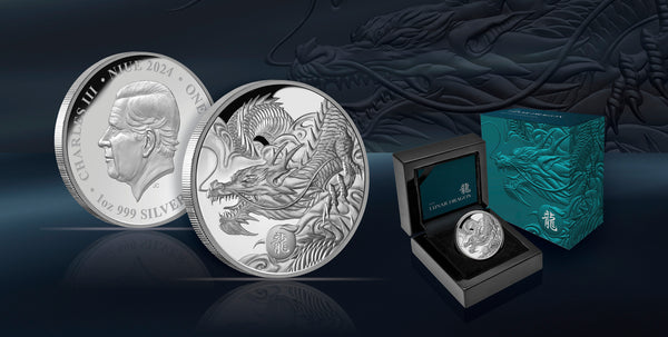 Lunar Dragon 2024 $1 1oz Silver Proof Coin