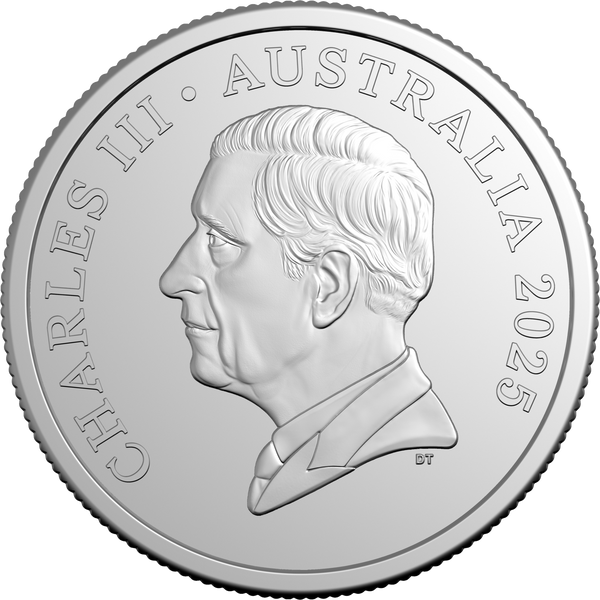 2025 King Charles 20c Royal Australian Mint Roll - Non-Premium (Includes Protective Tube)