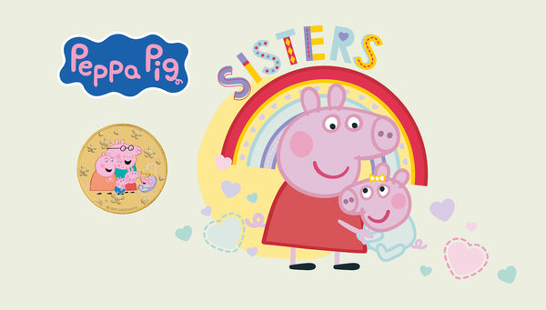 2026 Peppa Pig $1 Stamp & Coin Cover