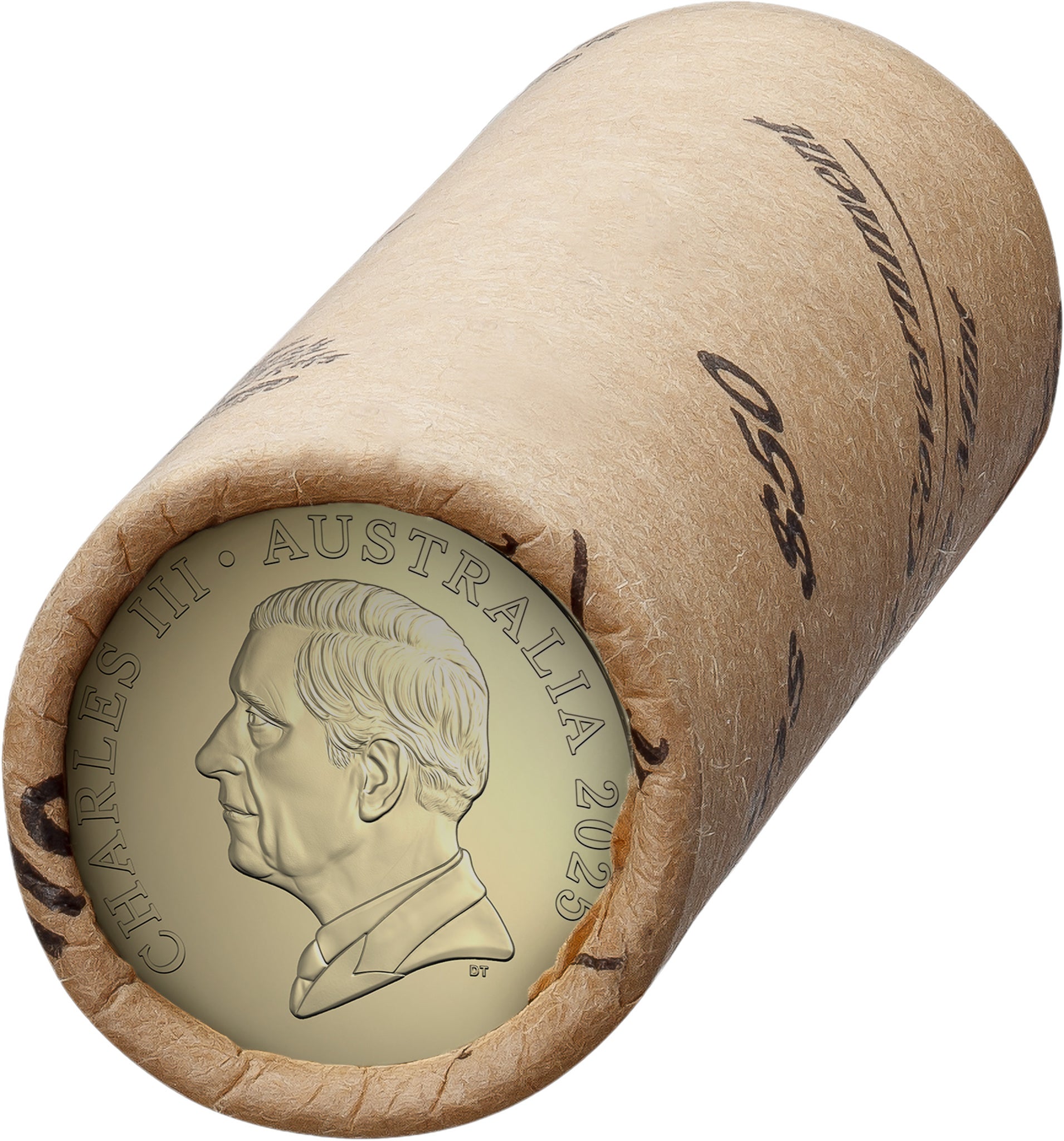 2025 King Charles $2 Royal Australian Mint Roll - Non-Premium (Includes Protective Tube)