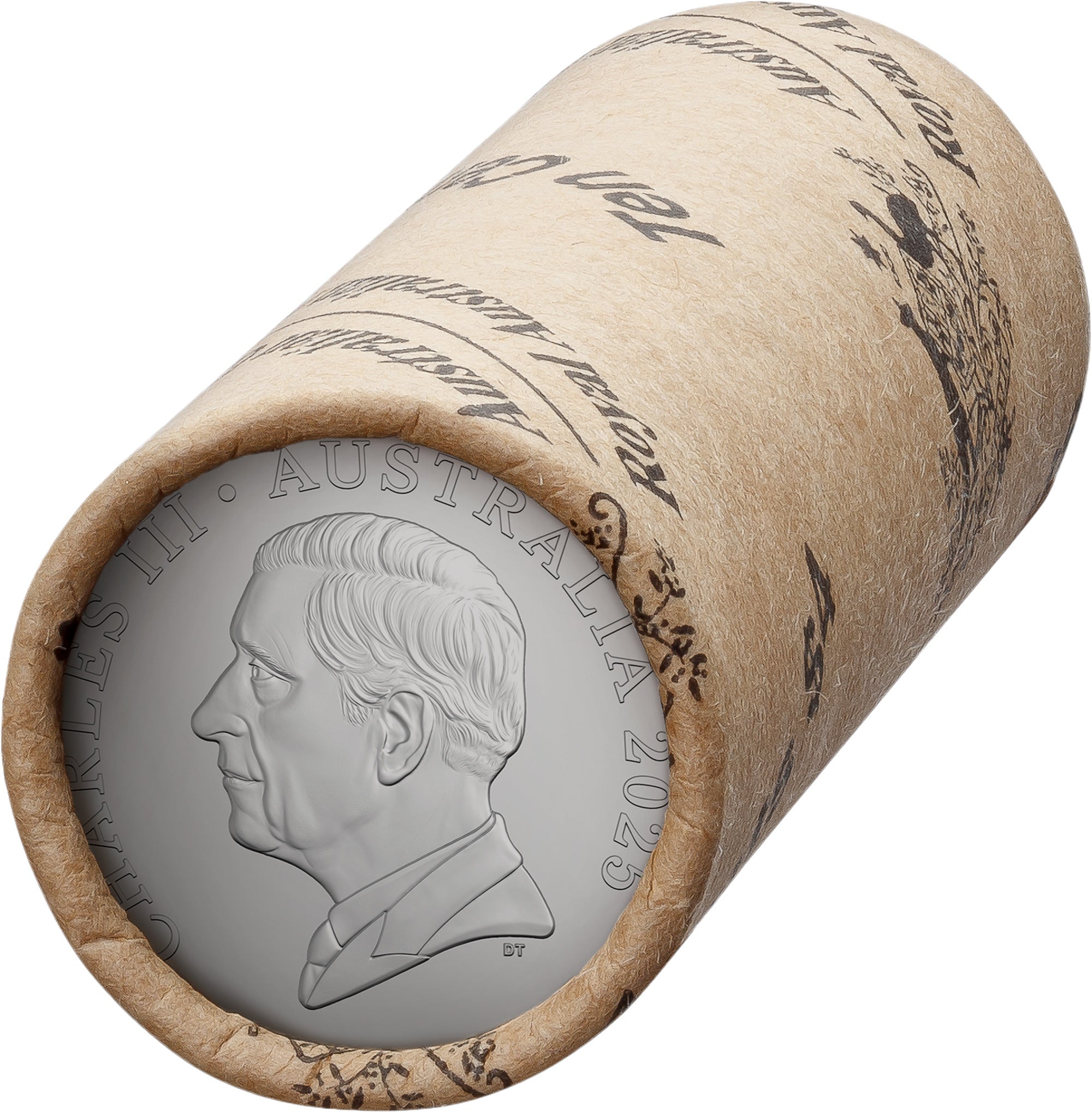 2025 King Charles 10c Royal Australian Mint Roll - Non-Premium (Includes Protective Tube)